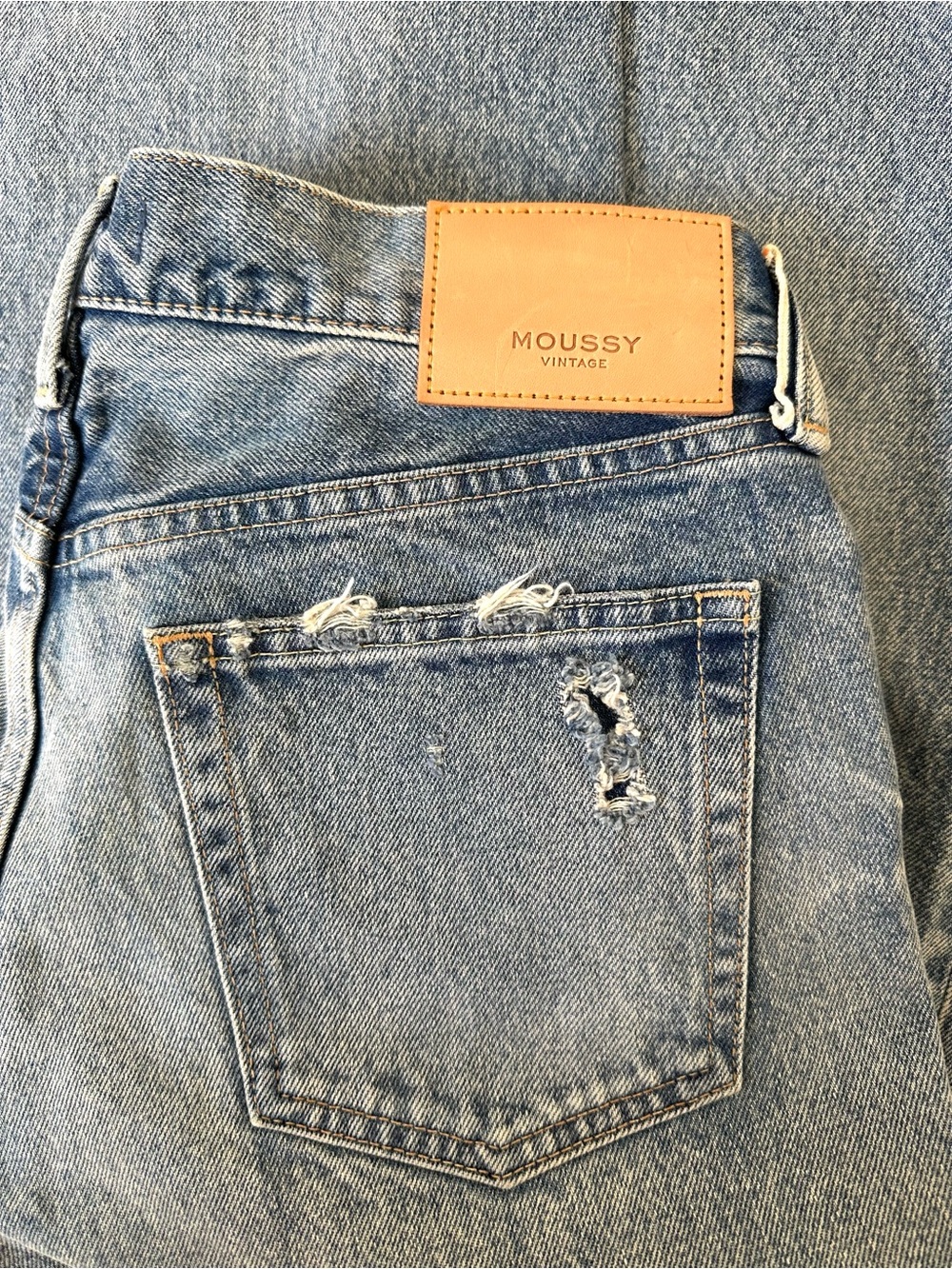 NWT Moussy Vintage Aurantia Straight Jeans Size 27 - Picture 8 of 10